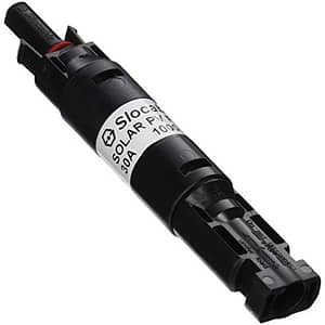 Renogy 30A Male and Female Connector Waterproof in-Line Fuse Holder