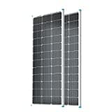 Renogy 2PCS Solar Panels 100 Watt 12 Volt, High-Efficiency Monocrystalline PV Module - Amazon