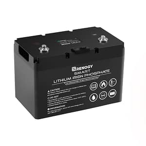 12V 100Ah Smart Lithium Iron Phosphate Battery w/ Self-Heating Function - Renogy