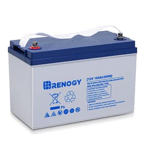 Deep Cycle Hybrid GEL Battery 12 Volt 100Ah - Renogy