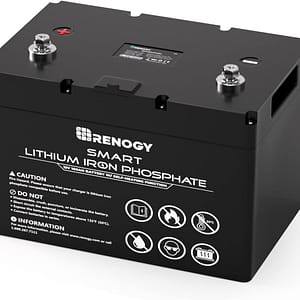 Smart Lithium-Iron Phosphate Battery 12V 100Ah Self-Heating