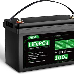 HQST LiFePO4 Battery 100ah Lithium Battery